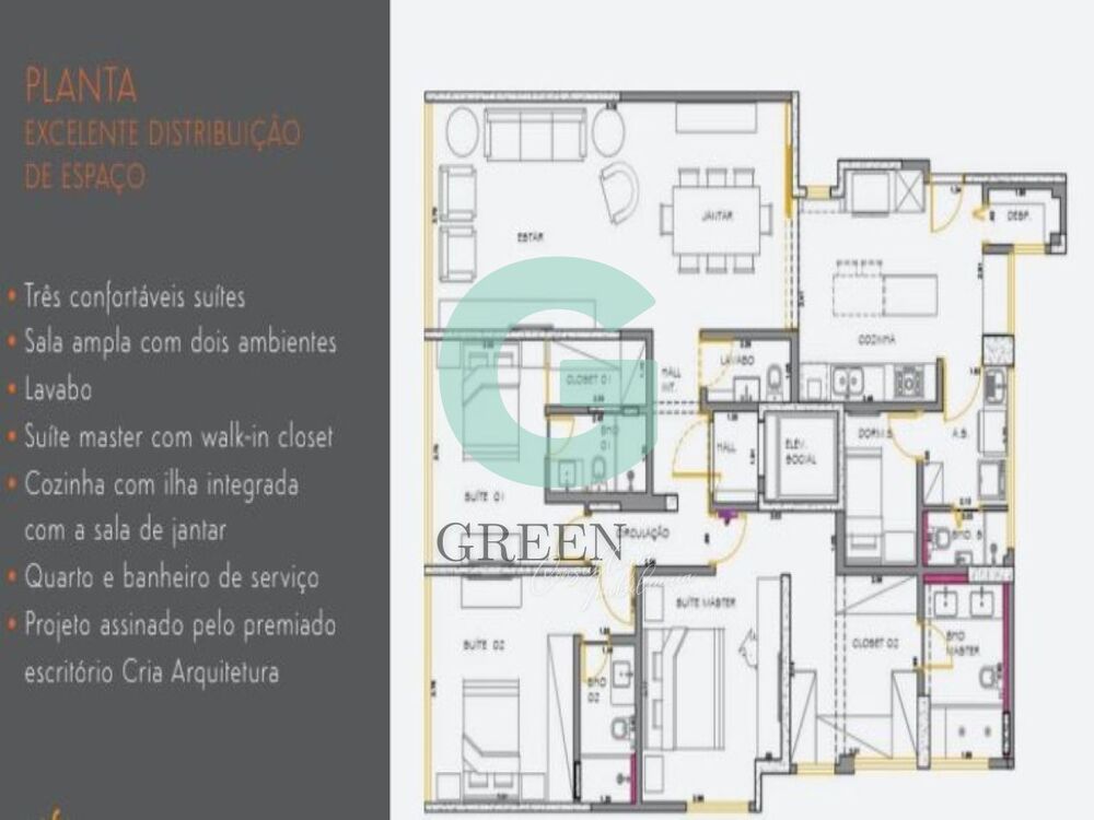 Apartamento, 3 quartos, 163 m² - Foto 5