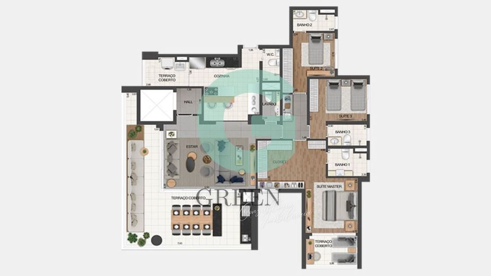 Apartamento, 4 quartos, 170 m² - Foto 7