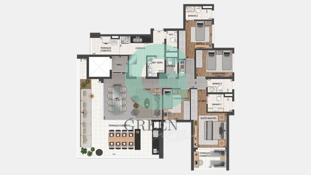 Apartamento, 4 quartos, 170 m² - Foto 6