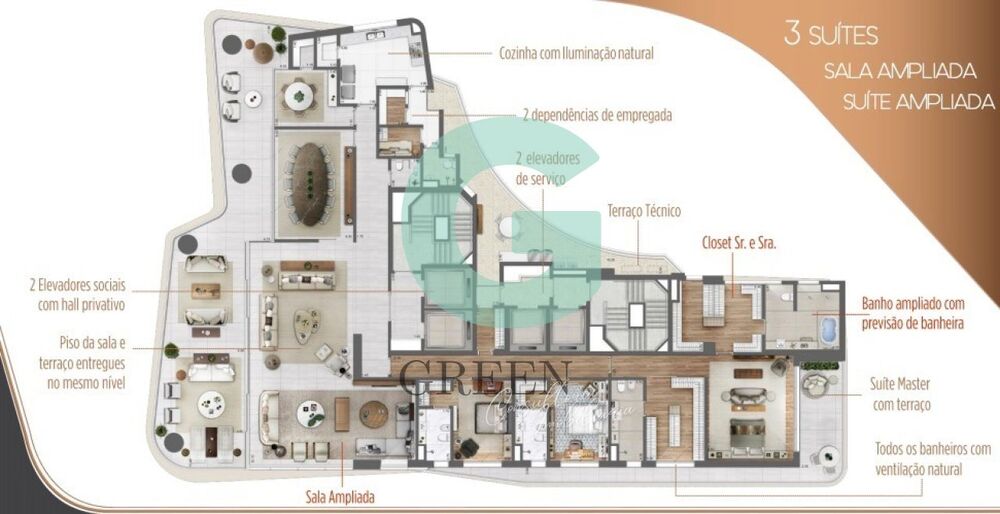 Apartamento, 4 quartos, 570 m² - Foto 8