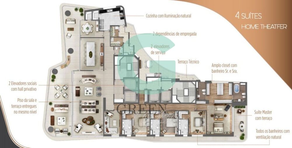 Apartamento, 4 quartos, 570 m² - Foto 14