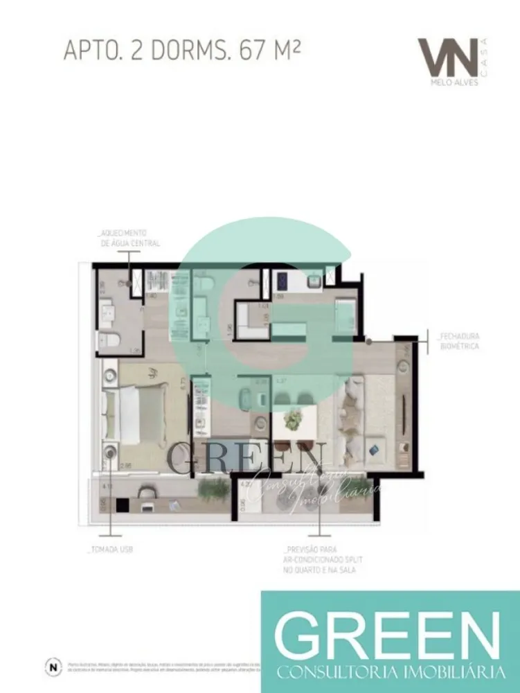 Apartamento, 2 quartos, 67 m² - Foto 12