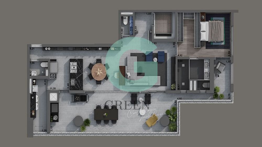 Apartamento, 2 quartos, 151 m² - Foto 5