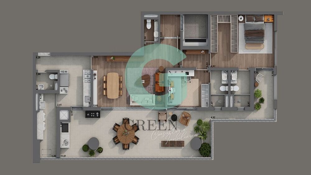 Apartamento, 2 quartos, 151 m² - Foto 9