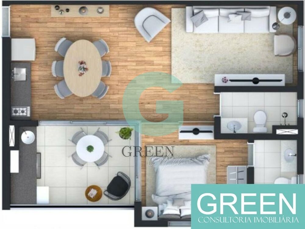 Apartamento, 2 quartos, 53 m² - Foto 15