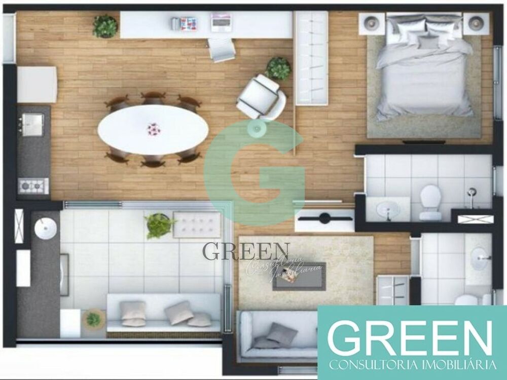 Apartamento, 2 quartos, 53 m² - Foto 13