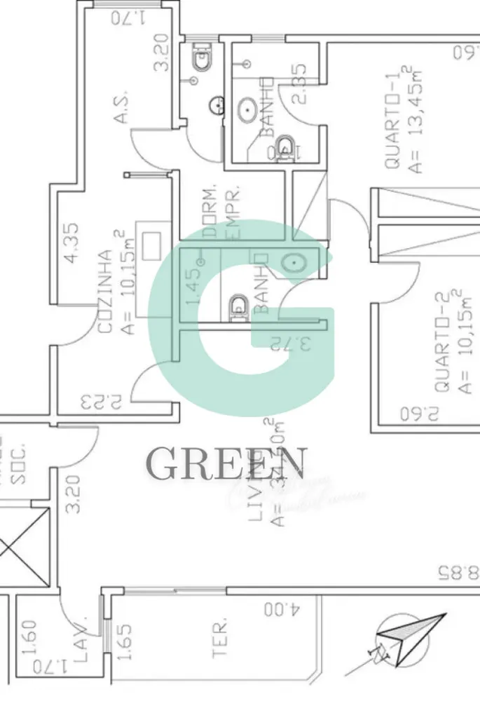 Apartamento, 3 quartos, 102 m² - Foto 4