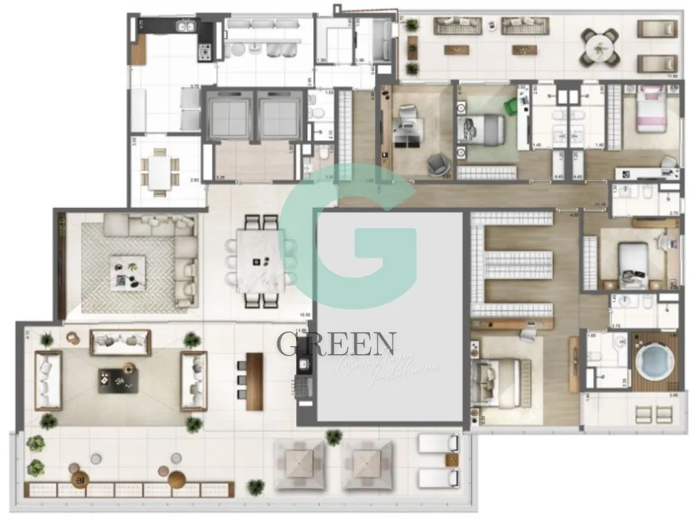 Apartamento, 3 quartos, 275 m² - Foto 12