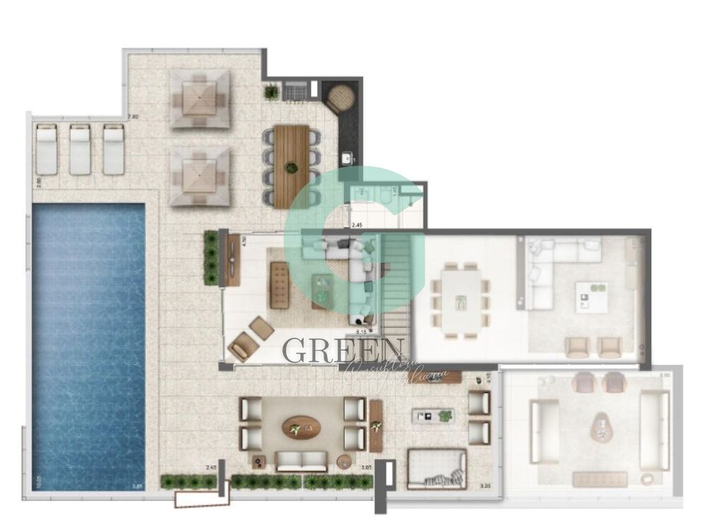 Apartamento, 3 quartos, 275 m² - Foto 1