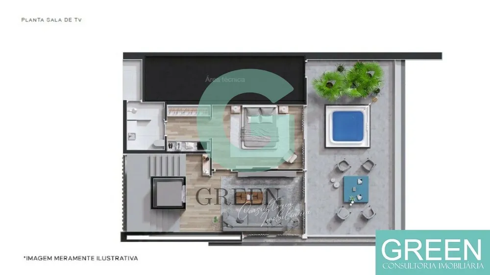 Casa de Condomínio, 3 quartos - Foto 7