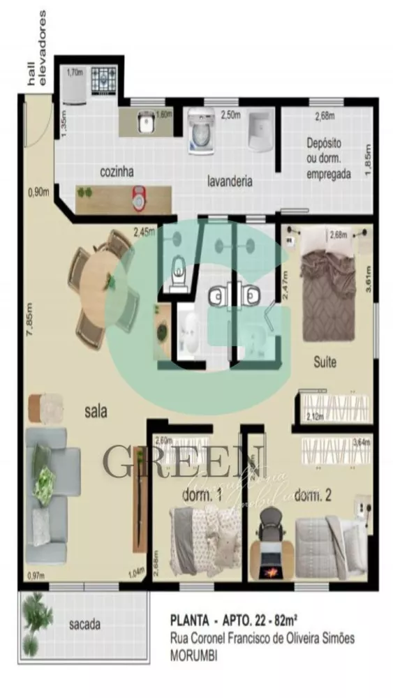 Apartamento, 3 quartos, 82 m² - Foto 10