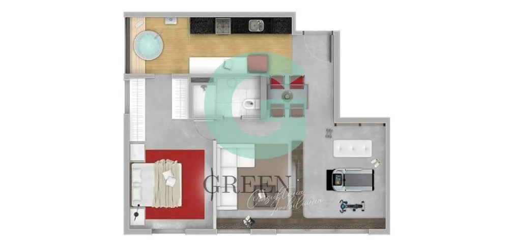 Apartamento, 1 quarto, 70 m² - Foto 6