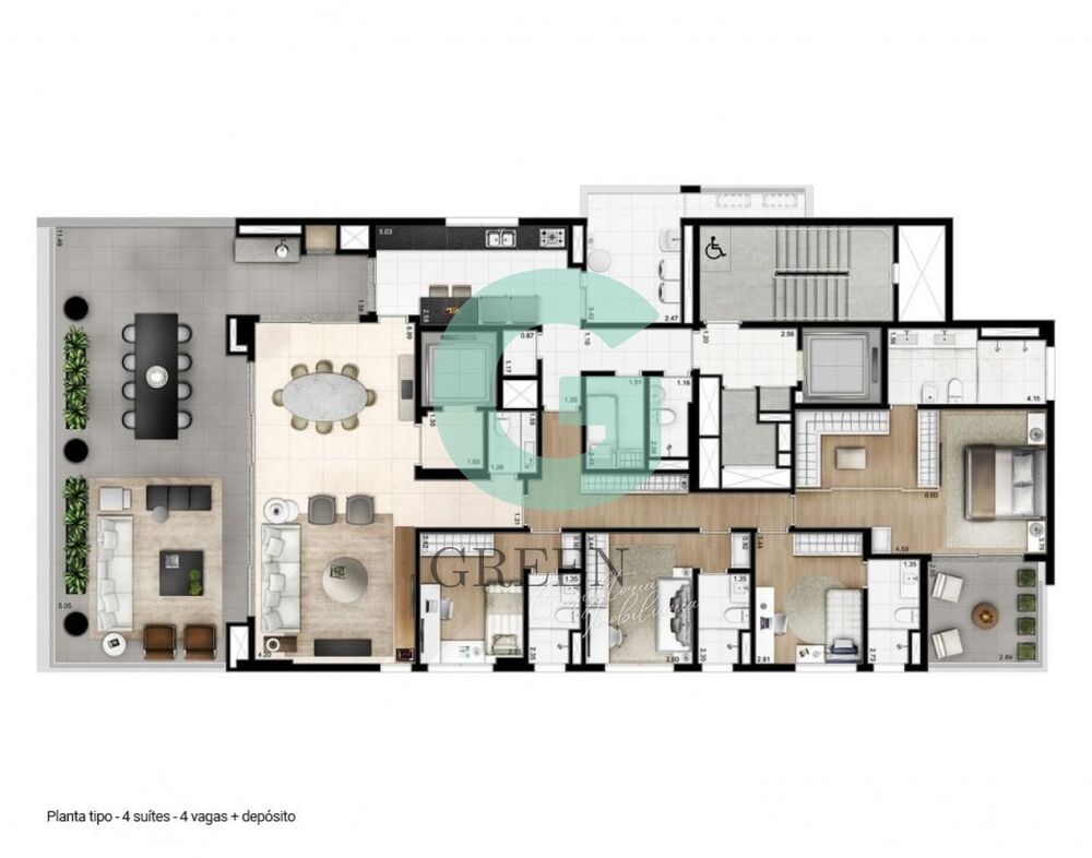 Apartamento, 4 quartos, 278 m² - Foto 16