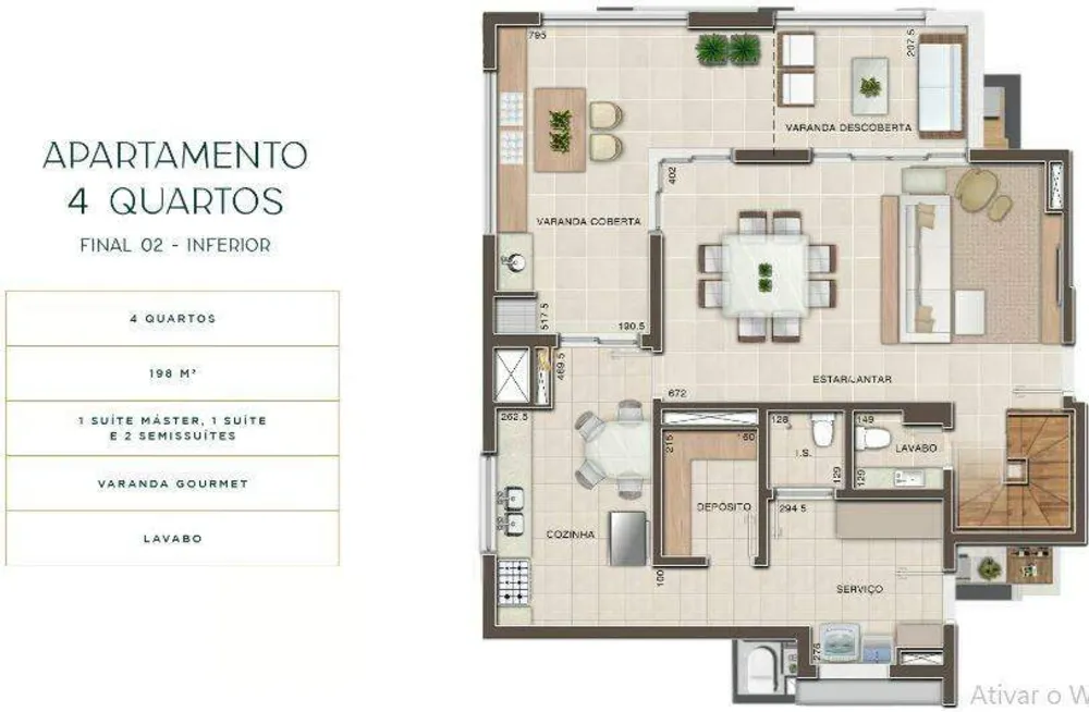 Apartamento, 4 quartos, 203 m² - Foto 7