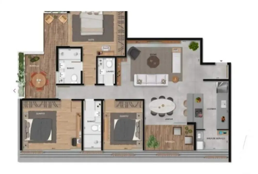 Apartamento, 3 quartos, 121 m² - Foto 15