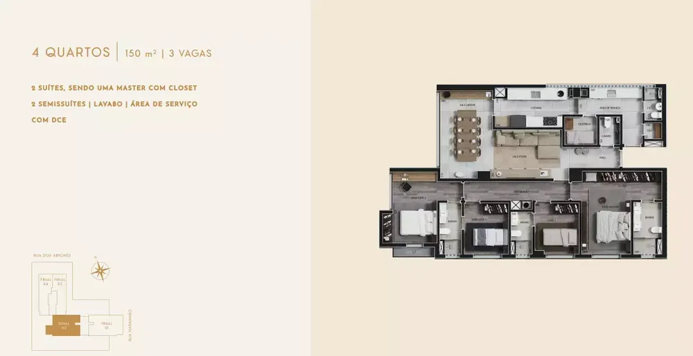 Apartamento, 4 quartos, 164 m² - Foto 7
