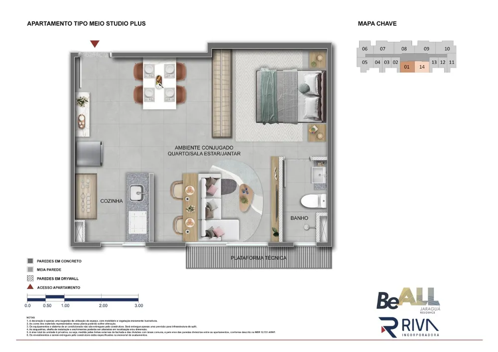 Apartamento, 2 quartos, 45 m² - Foto 10