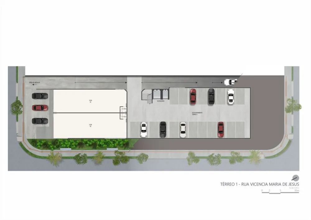 Loja-Salão, 44 m² - Foto 3
