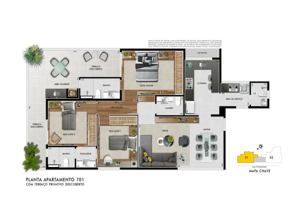 Apartamento, 3 quartos, 1200 m² - Foto 20