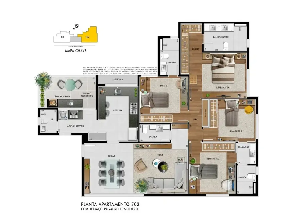 Apartamento, 3 quartos, 1200 m² - Foto 21