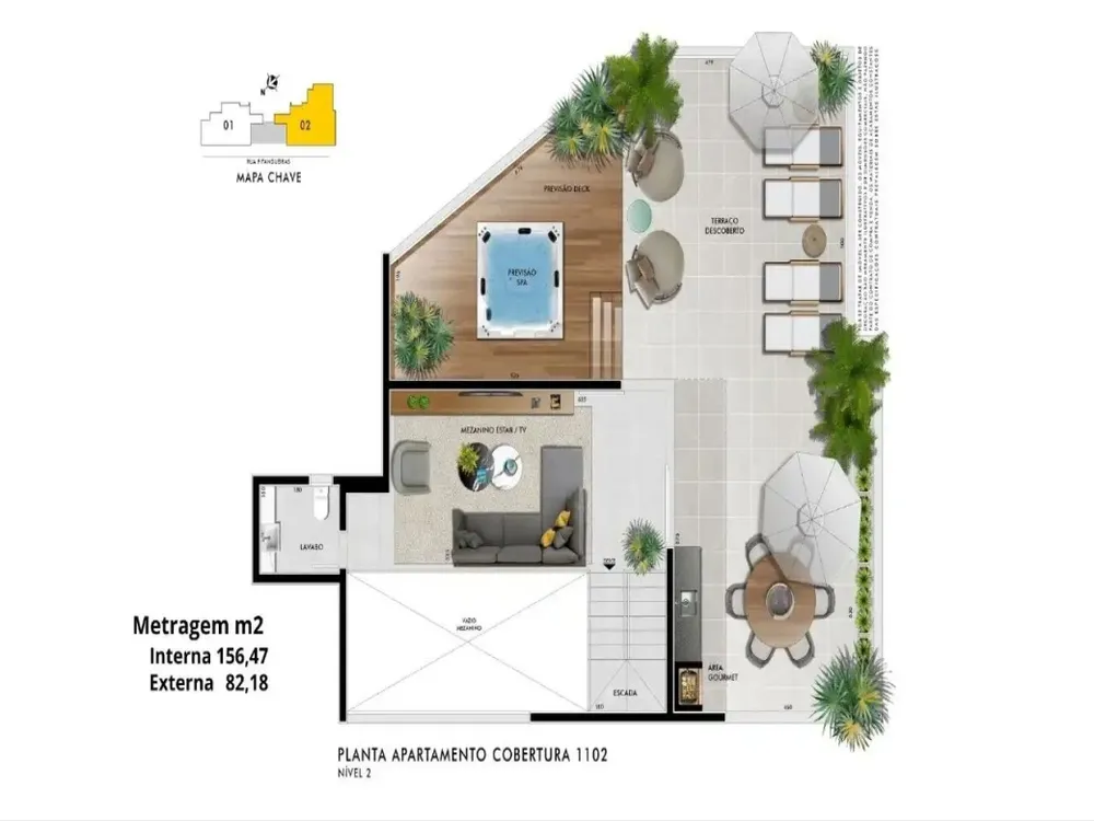 Apartamento, 3 quartos, 1200 m² - Foto 8