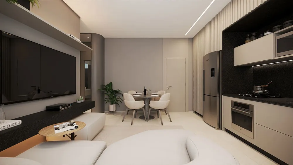 Apartamento, 2 quartos, 58 m² - Foto 3