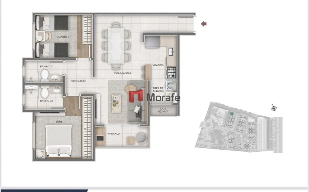 Apartamento, 2 quartos, 64 m² - Foto 13
