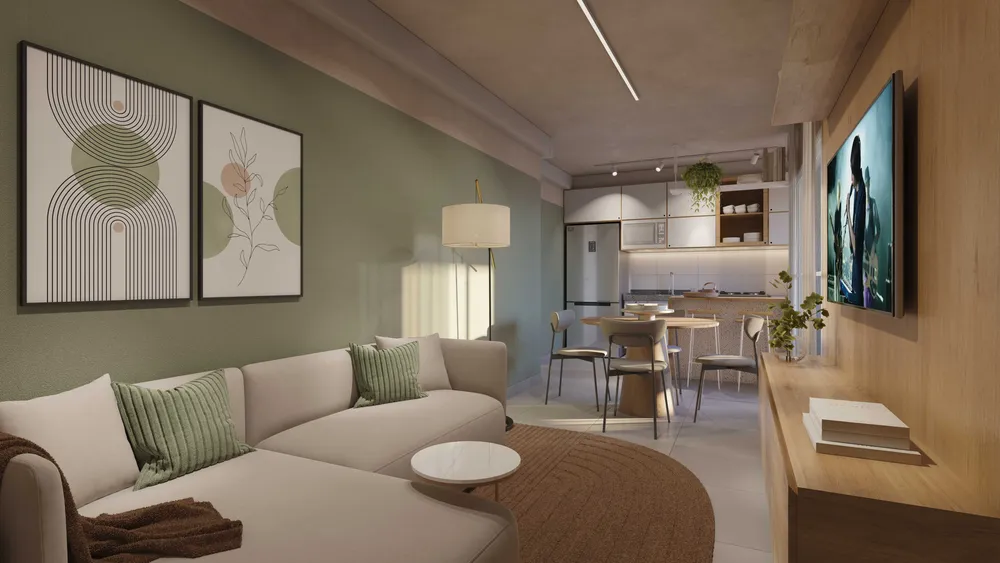 Apartamento, 2 quartos, 56 m² - Foto 1