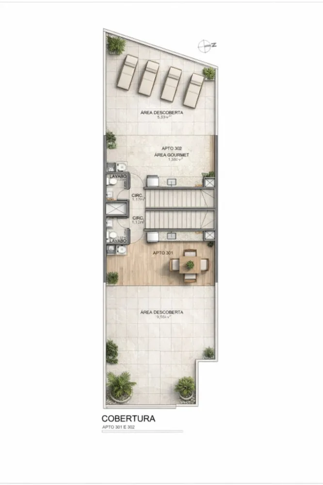 Apartamento, 3 quartos, 64 m² - Foto 3