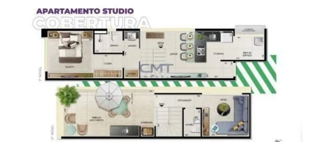 Cobertura, 1 quarto, 77 m² - Foto 4