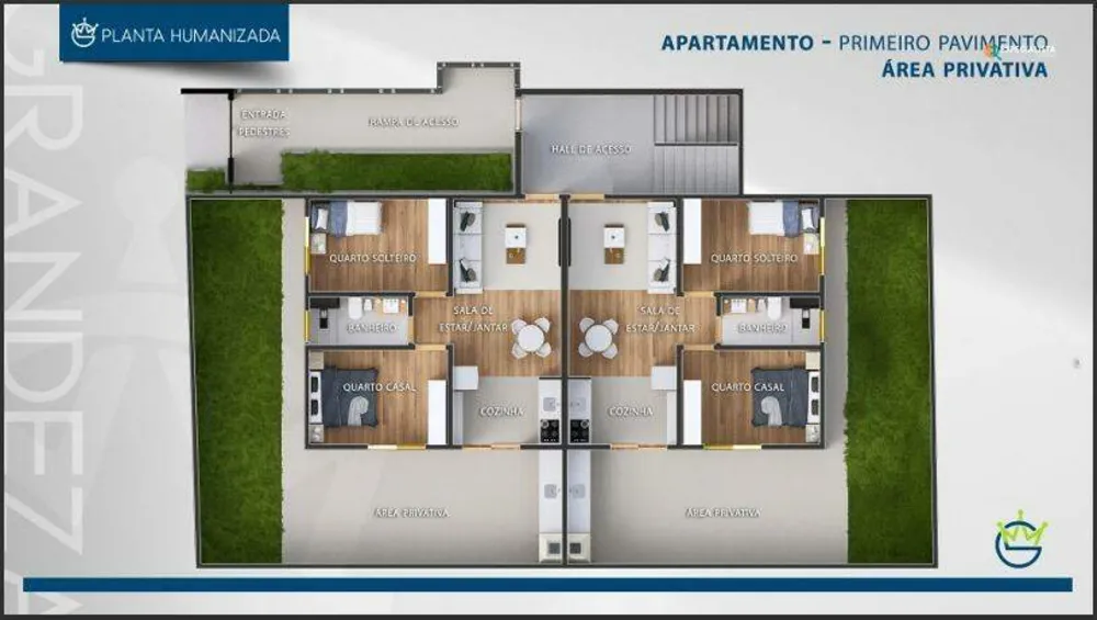 Apartamento, 2 quartos, 46 m² - Foto 3