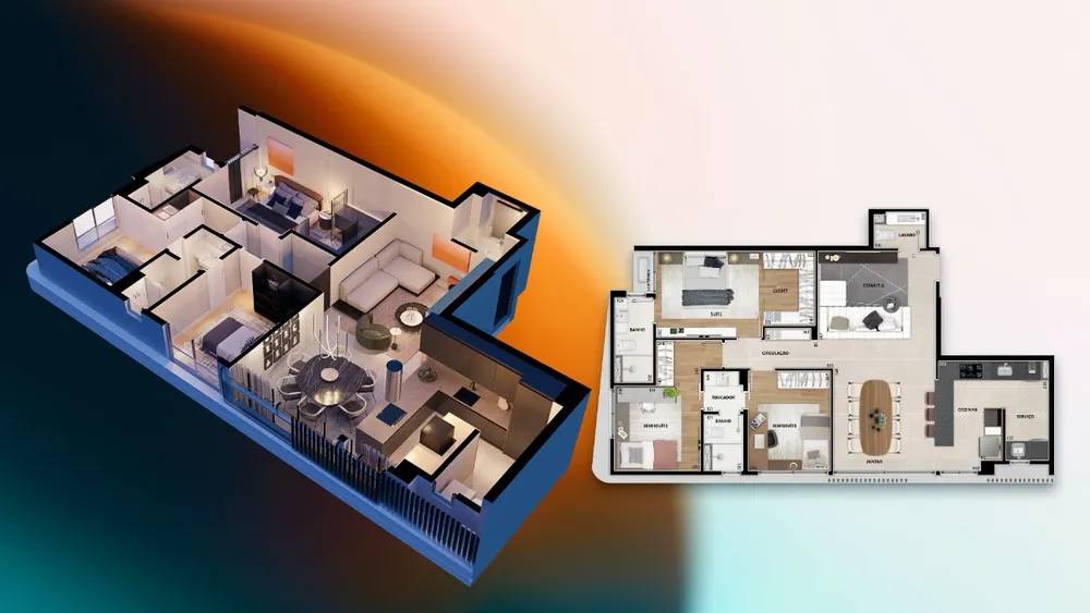 Apartamento, 3 quartos, 97 m² - Foto 1