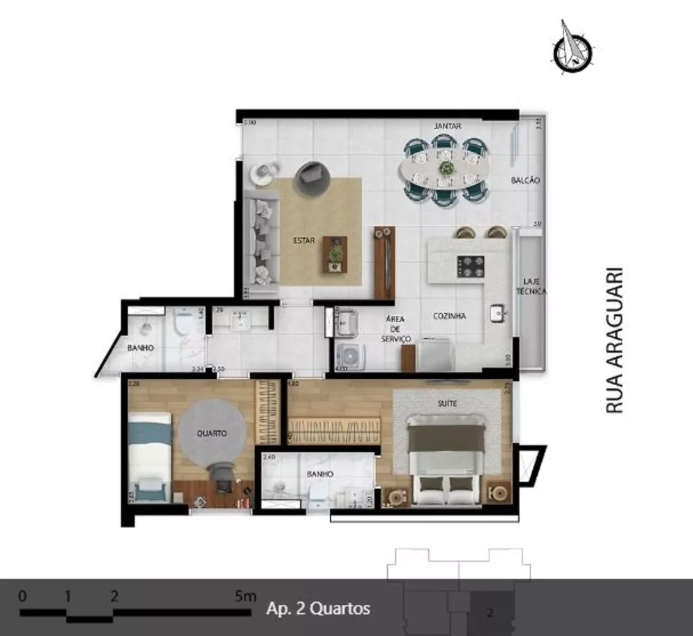 Apartamento à venda com 2 quartos, 1200m² - Foto 32