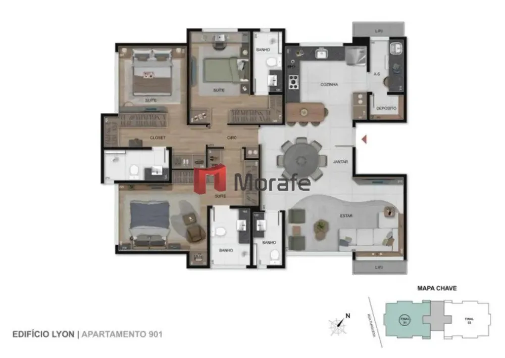 Apartamento, 2 quartos, 91 m² - Foto 8