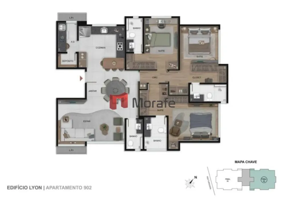 Apartamento, 2 quartos, 91 m² - Foto 7