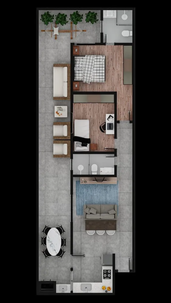 Apartamento, 2 quartos, 95 m² - Foto 6