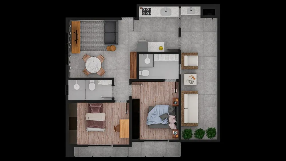 Apartamento, 2 quartos, 95 m² - Foto 3