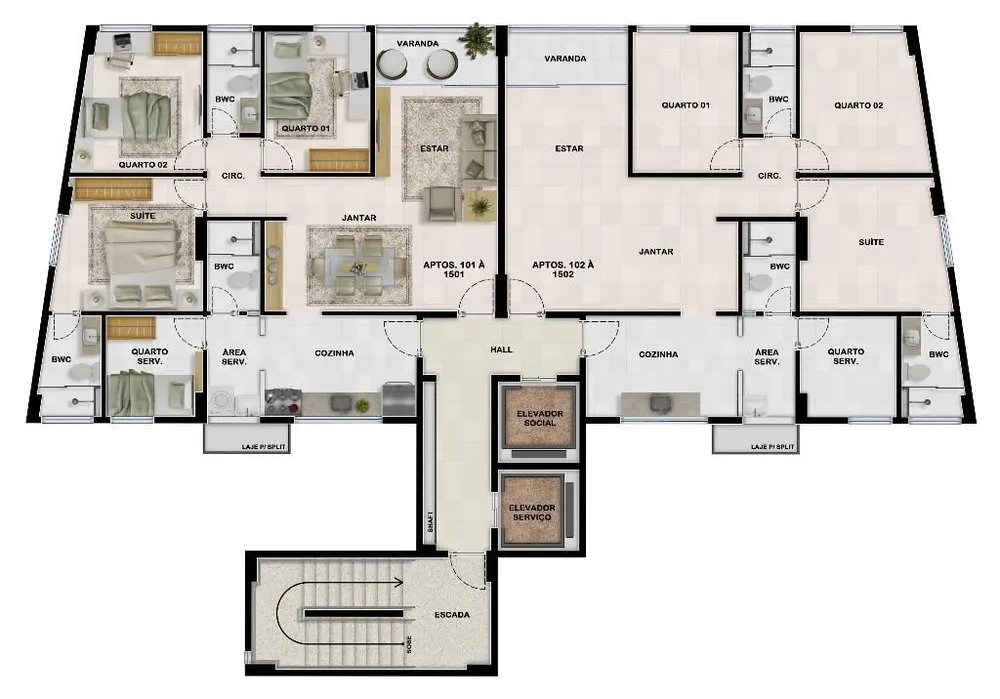 Apartamento, 3 quartos, 86 m² - Foto 13