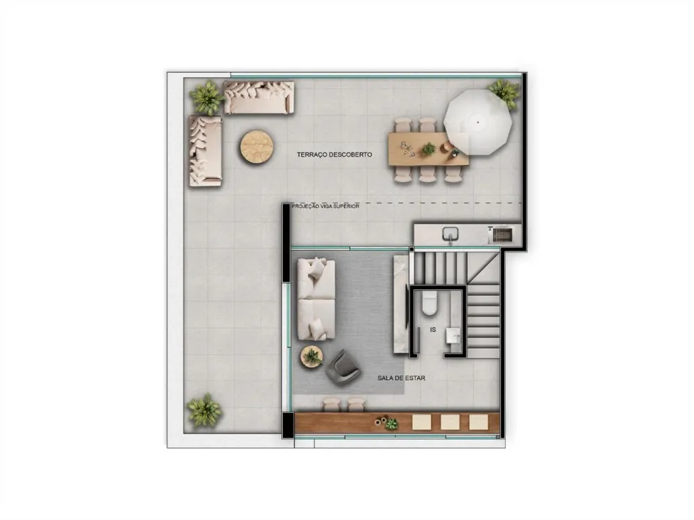 Cobertura, 3 quartos, 183 m² - Foto 3