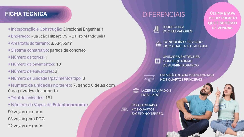 Apartamento à venda com 3 quartos, 55m² - Foto 2