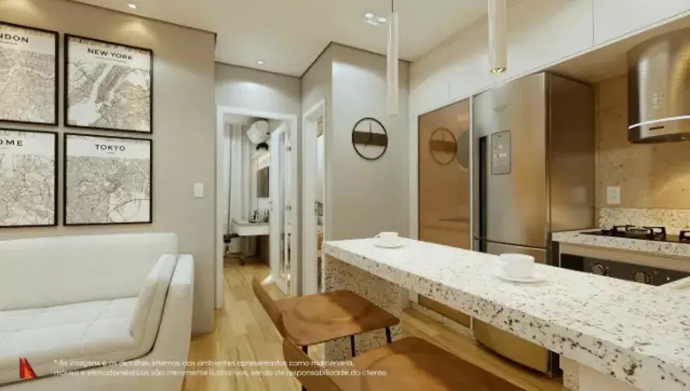 Apartamento, 1 quarto, 35 m² - Foto 2