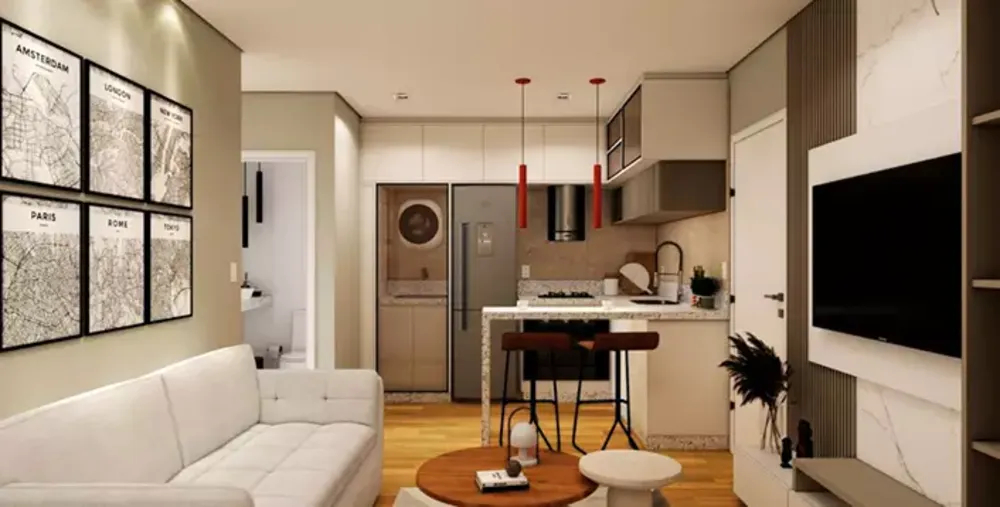 Apartamento, 1 quarto, 35 m² - Foto 1