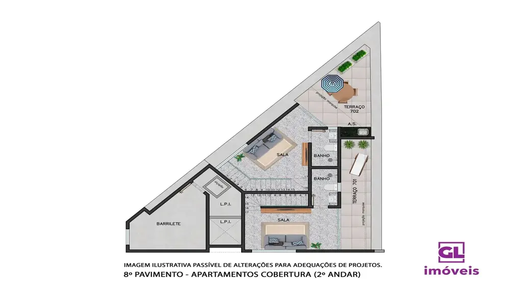 Apartamento, 2 quartos, 50 m² - Foto 6