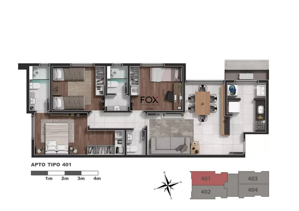 Apartamento, 2 quartos, 61 m² - Foto 8