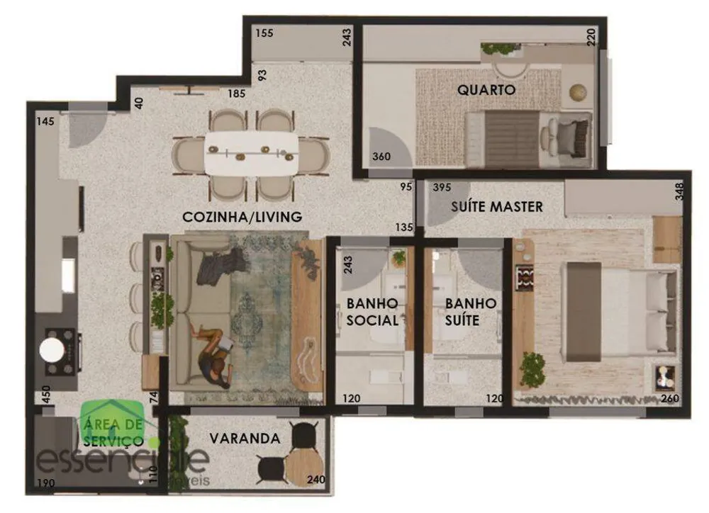 Apartamento, 2 quartos, 60 m² - Foto 15