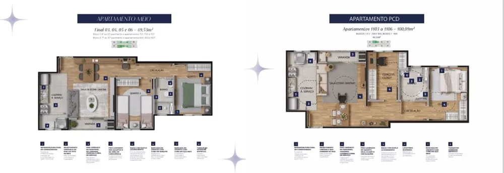 Apartamento, 2 quartos, 50 m² - Foto 3