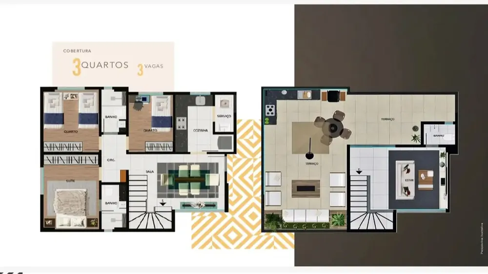 Cobertura, 3 quartos, 101 m² - Foto 6