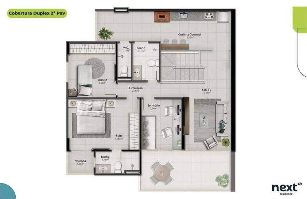 Apartamento à venda com 3 quartos, 96m² - Foto 21