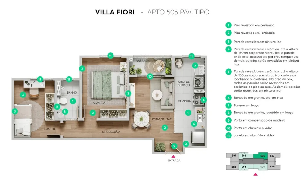 Apartamento, 2 quartos, 44 m² - Foto 18