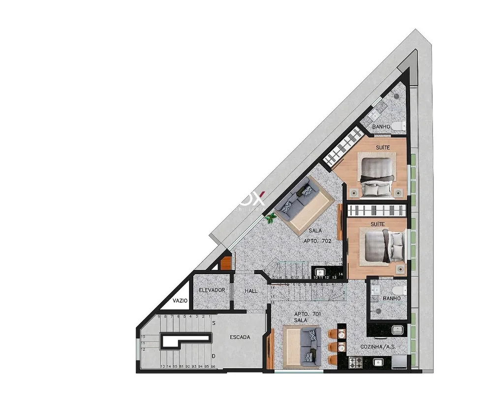 Apartamento, 2 quartos, 43 m² - Foto 11